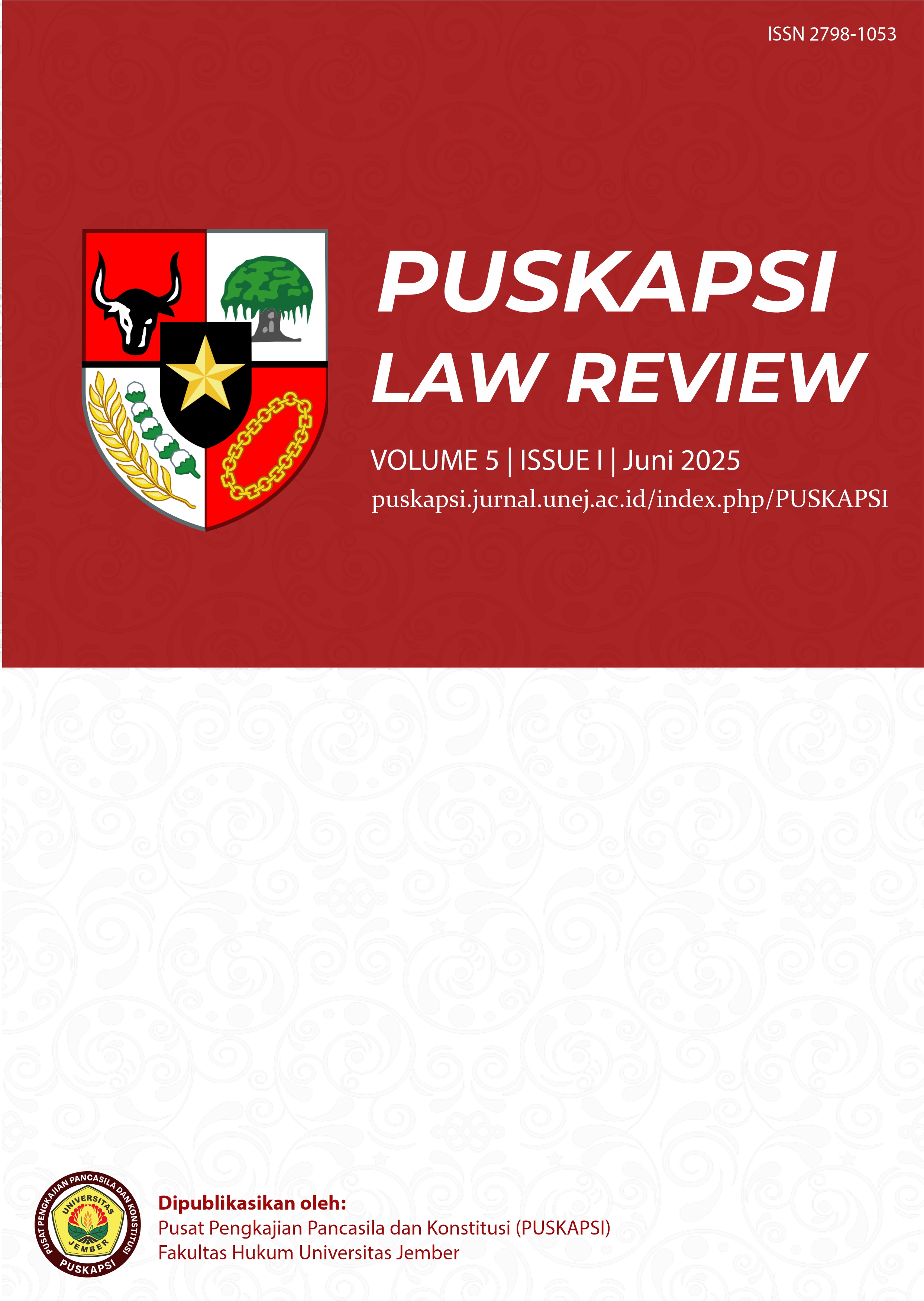 View Vol. 5 No. 1 (2025): Juni 2025